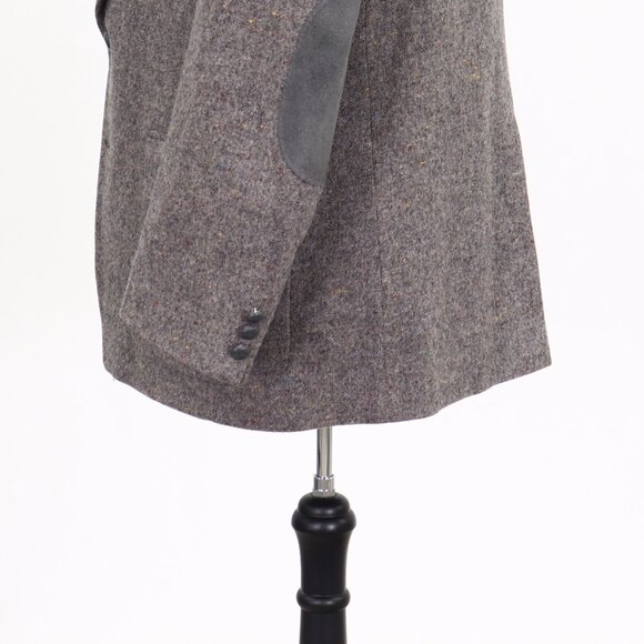 Farah 44R Gray Solid 2-Button Sport Coat Blazer Jacket P211 - Picture 6 of 11